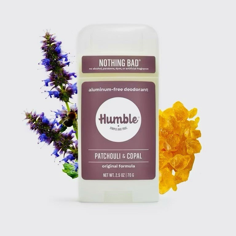 Aluminum-Free Deodorant Patchouli & Copal Natural Unisex 2.5oz