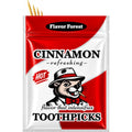 200 Count Hot Cinnamon Toothpicks Bulk Pack - Natural Flavored Wood Picks