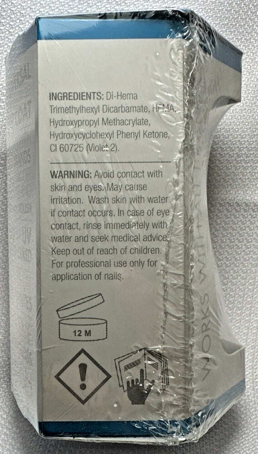 UV Gel Top Coat 75ml - High Gloss Sealing for UV & LED Nails