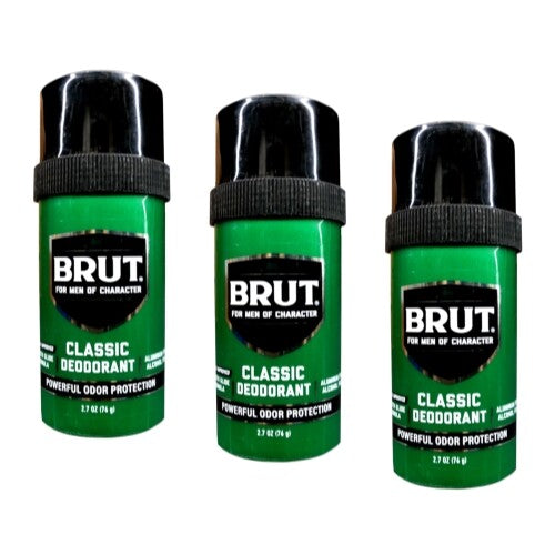 3 Pack Men’s Classic Scent Deodorant Sticks - 2.7 Oz Each