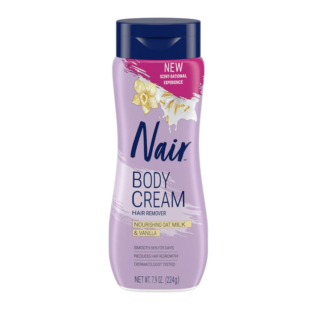 Hair Removal Cream with Oat Milk & Vanilla - 7.9 oz Body Hair Remover for Women