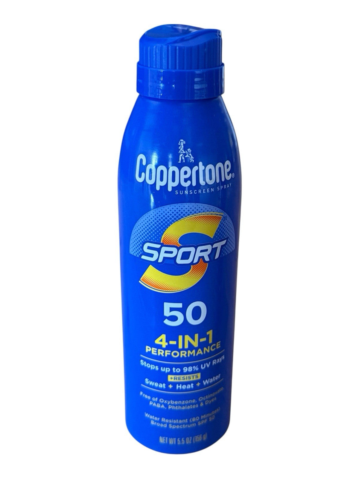 2-Pack SPF 50 Sunscreen Spray - Broad Spectrum Waterproof Sunblock, 5.5 oz