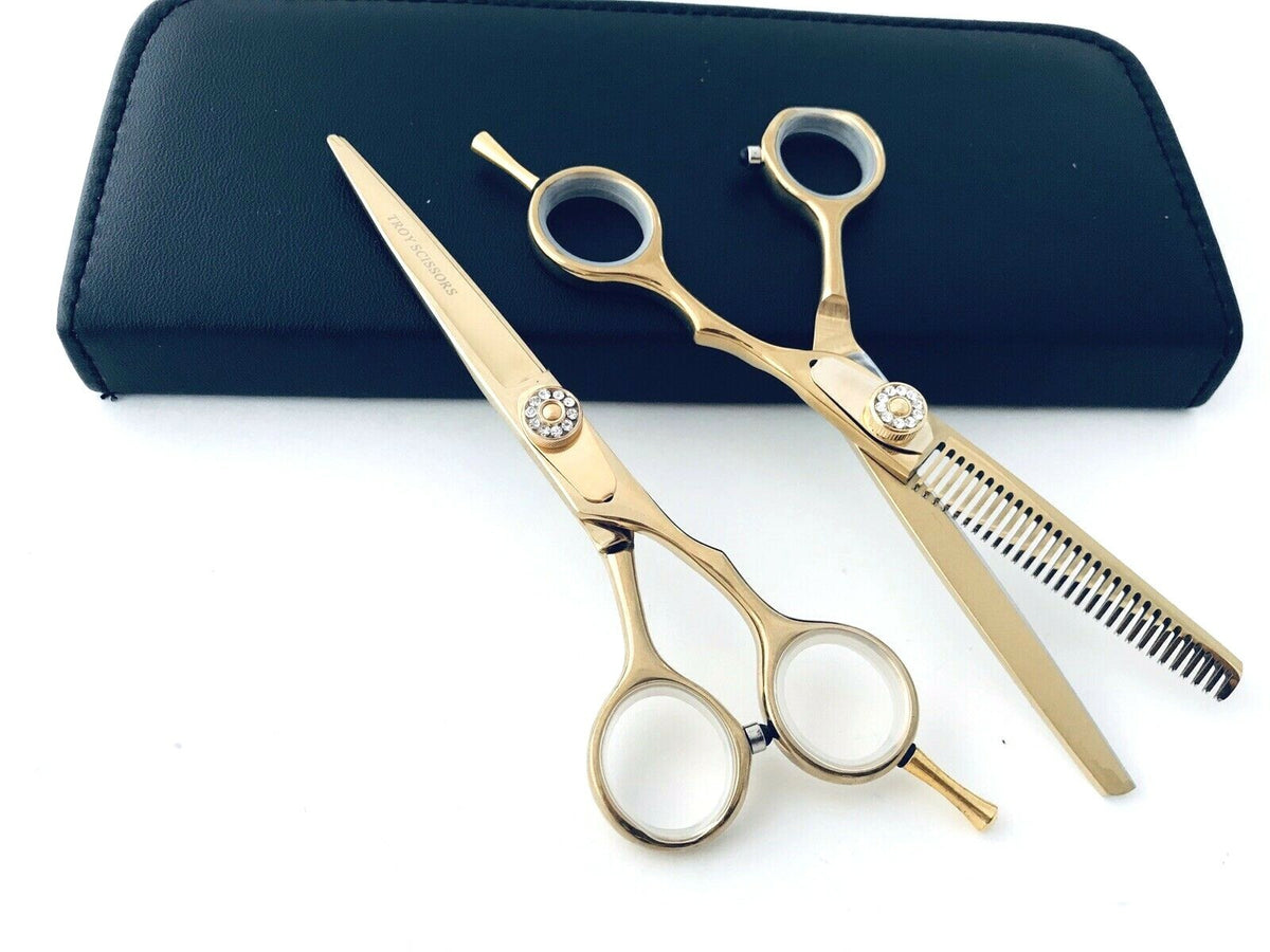 5.5-Inch Professional Hair Cutting Scissors Barber Shears Thinning Hairdressing
