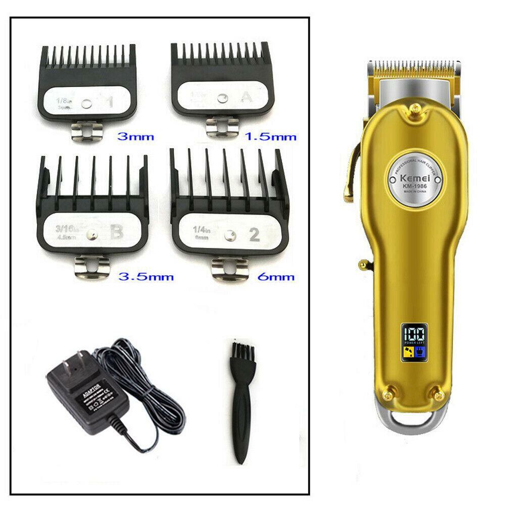 Cordless Hair Clippers Trimmer for Professional Barber & Home Use - Kemei