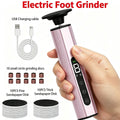 Electric Foot Grinder Callus Remover Pedicure Tool with 9 Speeds & 20 Sandpaper Discs