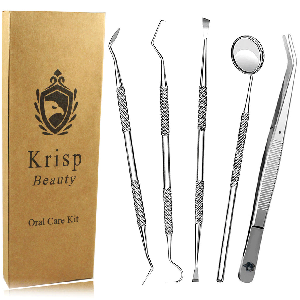 Dental Cleaning & Whitening Kit - 5 Pc Oral Hygiene Set