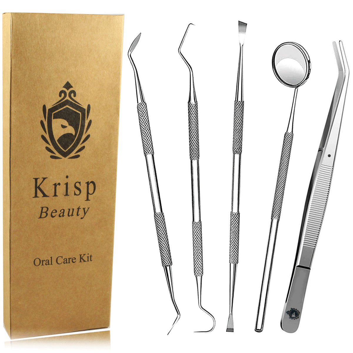Dental Cleaning & Whitening Kit - 5 Pc Oral Hygiene Set