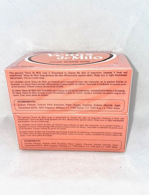 Venus De Milo Cream Beauty Soap 2 Pack - Hydrating & Purifying Bar