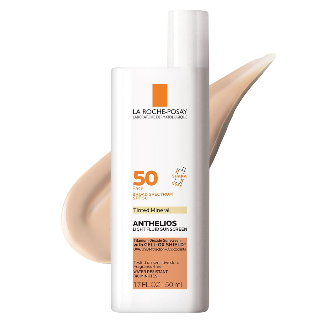 Mineral Sunscreen for Face - Light Fluid SPF in 5 Shades