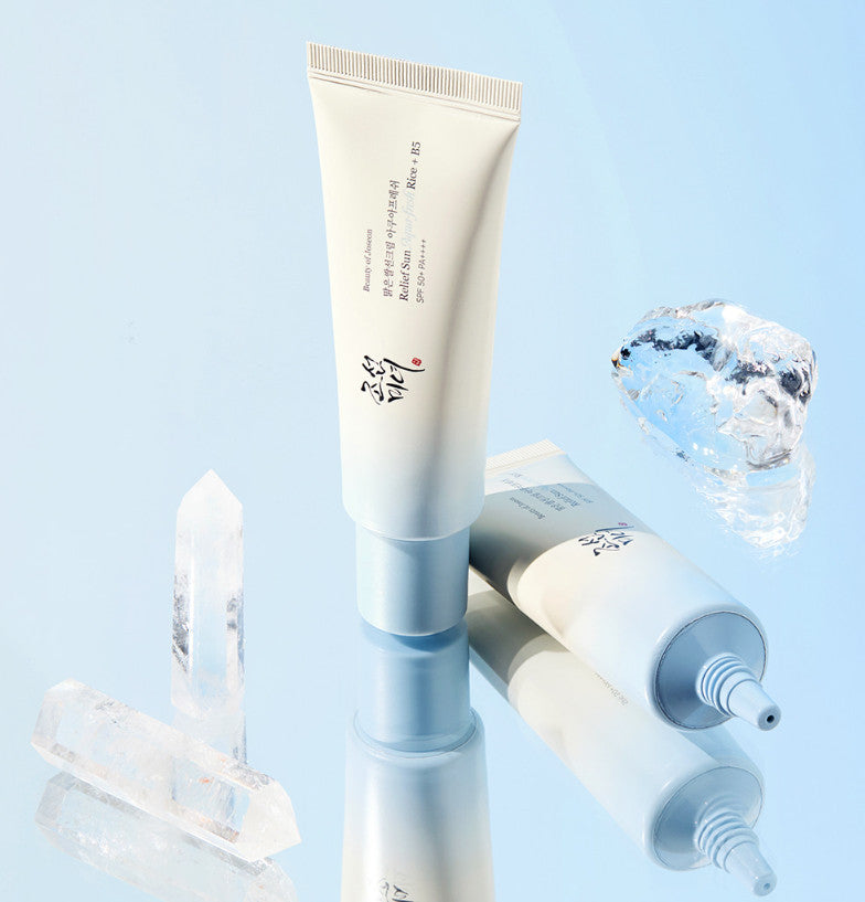 SPF50+ PA++++ Hydrating Sunscreen with Rice Extract - 50ml Pair