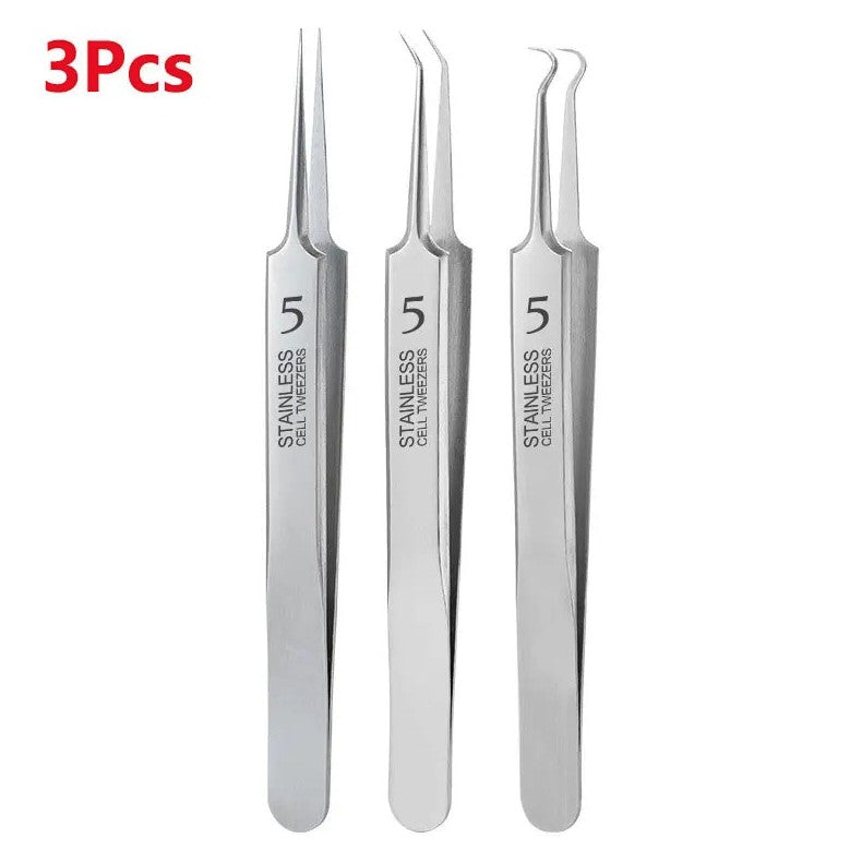 Professional Stainless Steel Blackhead Tweezers for Pimple Extraction