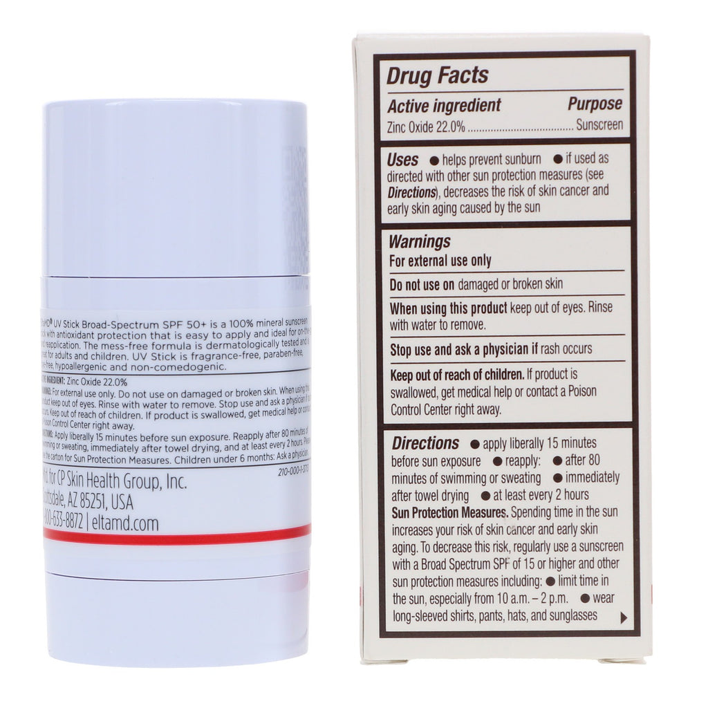 Broad Spectrum SPF 50+ Sunscreen Stick for Face & Body - 1.3 oz