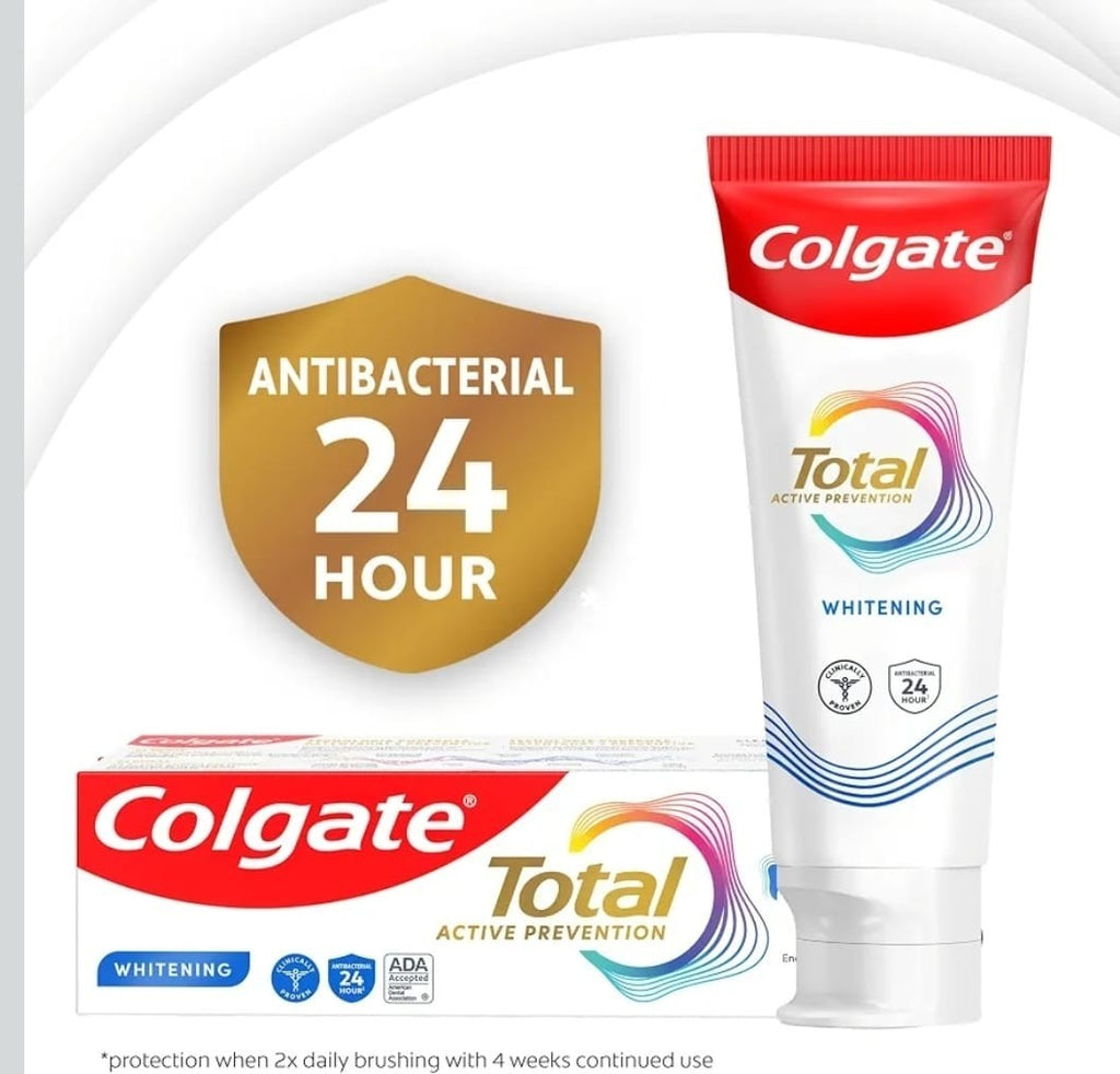 Colgate Total Active Prevention Whitening Toothpaste Mint 5.1 oz