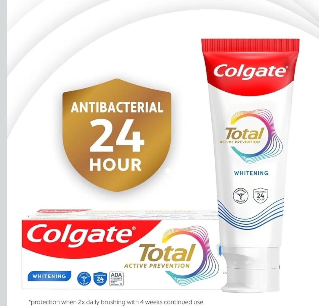 Colgate Total Active Prevention Whitening Toothpaste Mint 5.1 oz