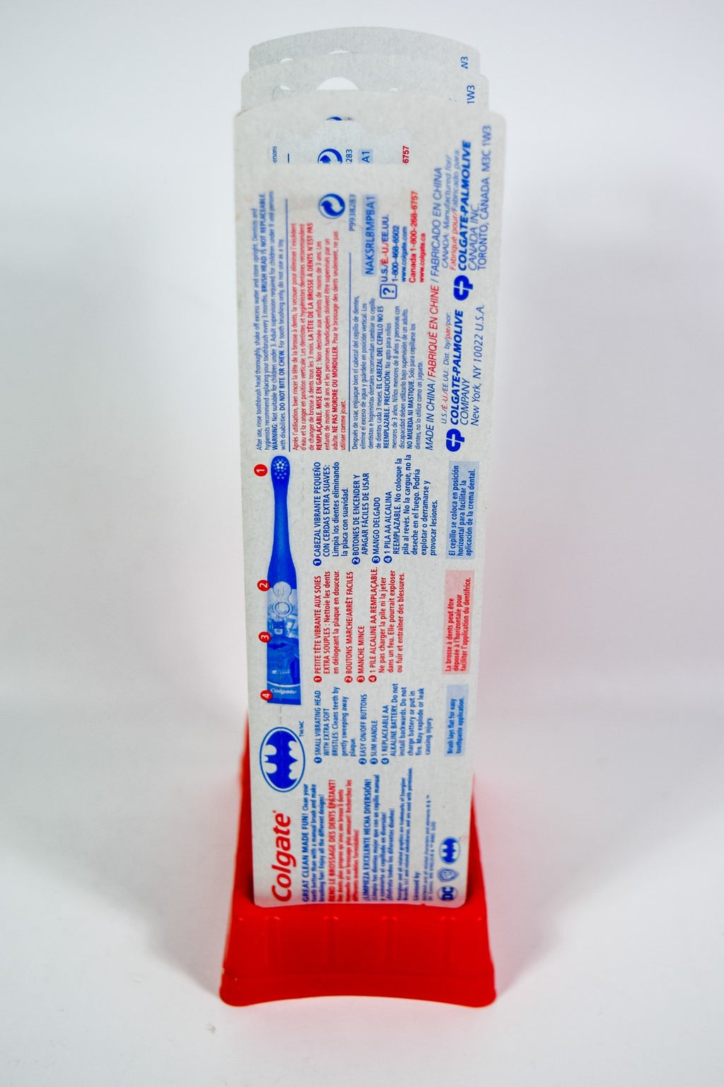 3 Pack Colgate Electric Vibrating Toothbrushes with Extra Soft Bristles - AA Battery Included