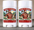 Natural Men's Deodorant Non-Staining Aluminum-Free Odor Protection 2 Pack