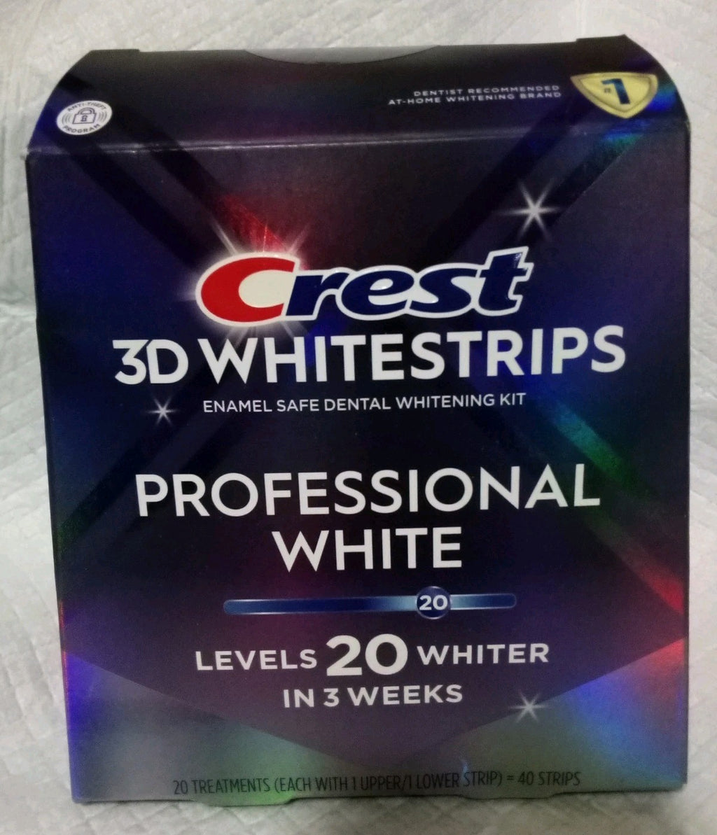 Crest 3D White Strips Professional - 20 Treatments, 40 Strips