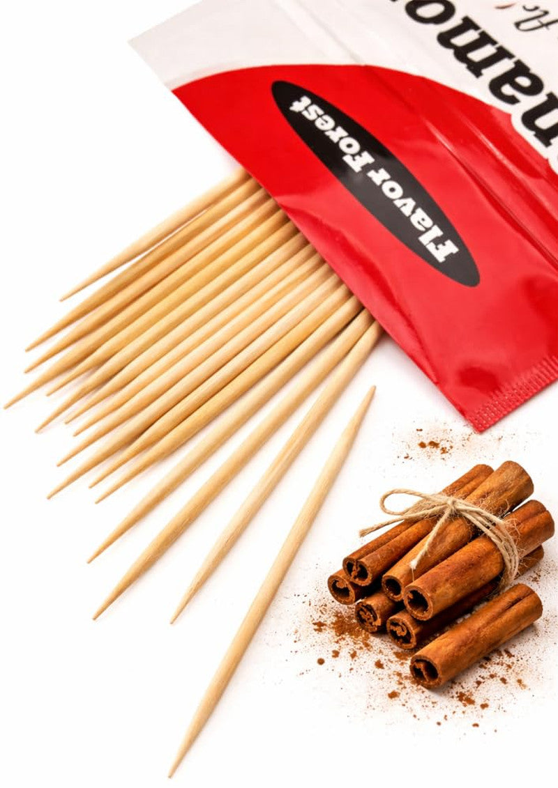 Hot Cinnamon Toothpicks 200 Count - Flavorful Natural Oral Care