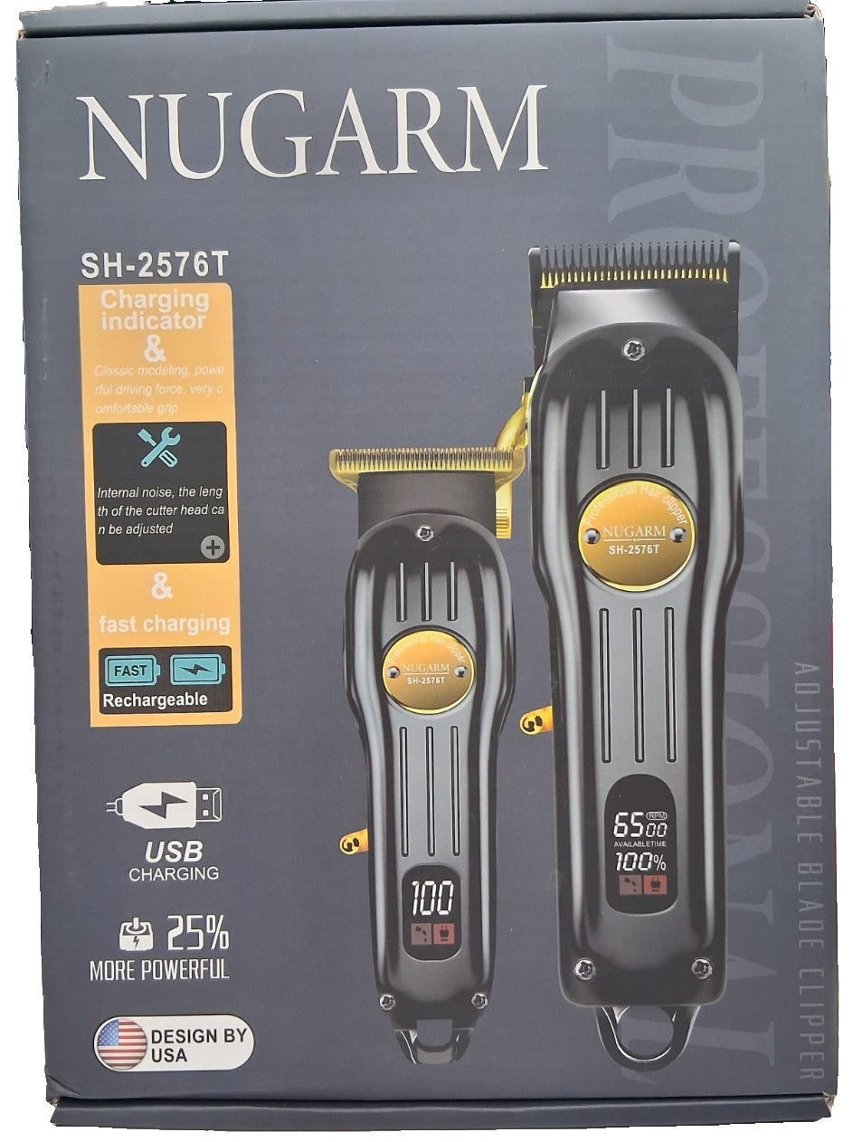 Cordless Hair Clippers for Men Rechargeable Trimmer Set SH-2576T