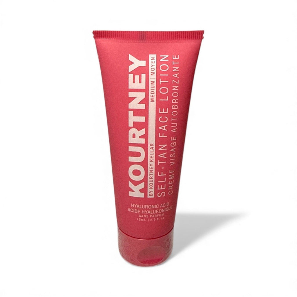 Self-Tan Face Lotion Medium with Hyaluronic Acid - Hydrating Vegan Glow