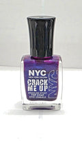 NYC Crack Me Up Crackling Effect Top Coat - Shock Me, Nail Art Polish