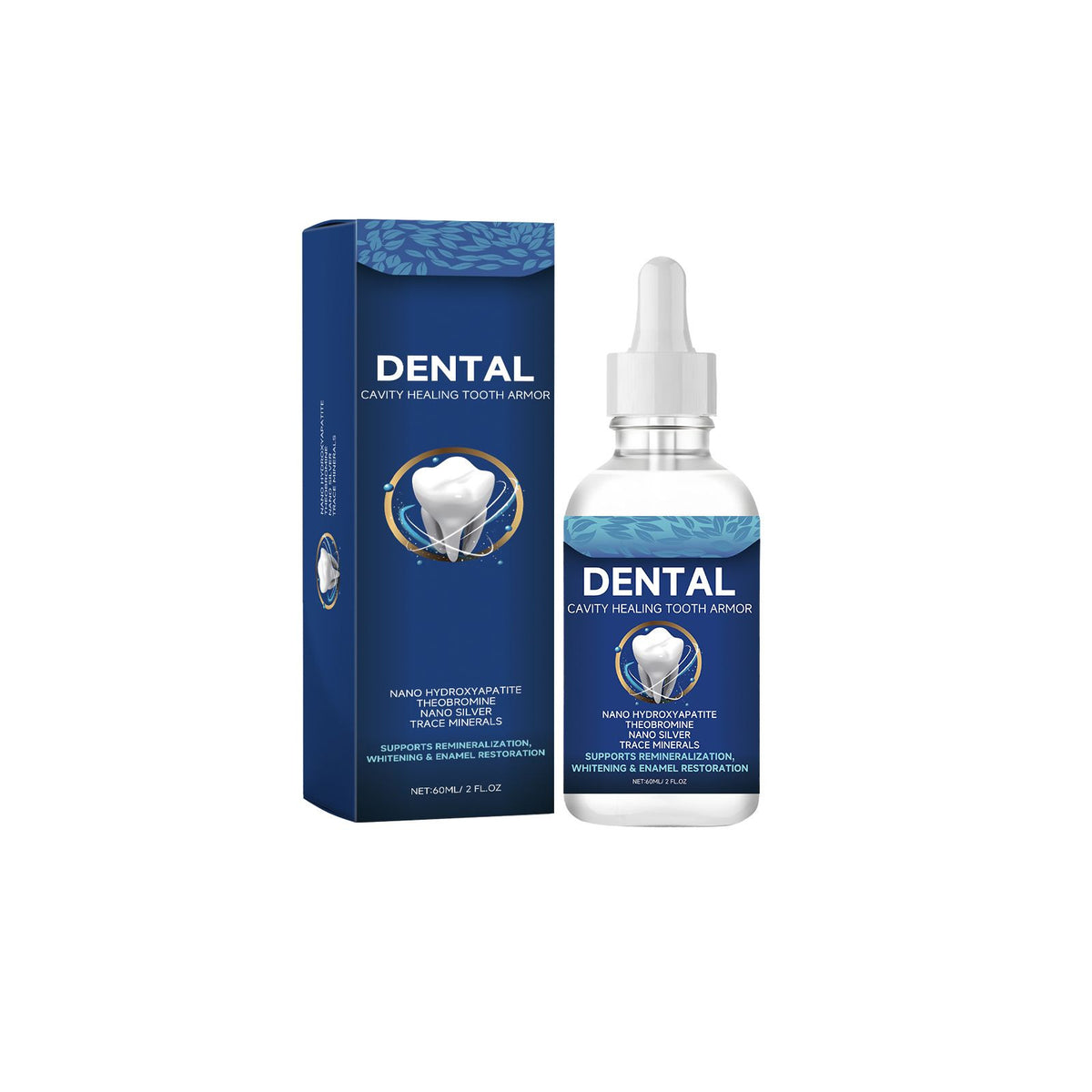Dental Cavity Healing Tooth Care Solution 2 fl oz / 60ml - Gentle Oral Health Formula