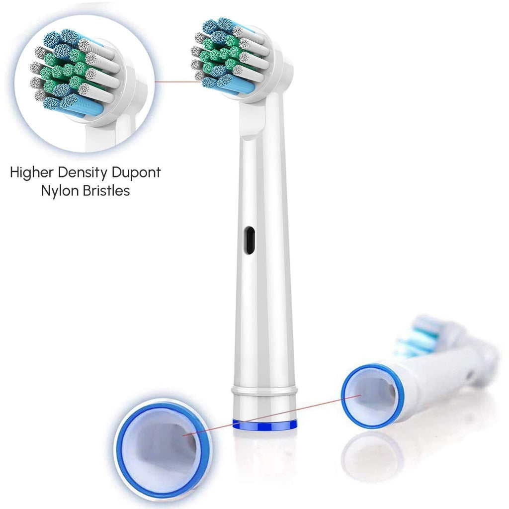 20 Pack Replacement Toothbrush Heads for Oral-B Electric Toothbrushes - Compatible with Advance Power & More