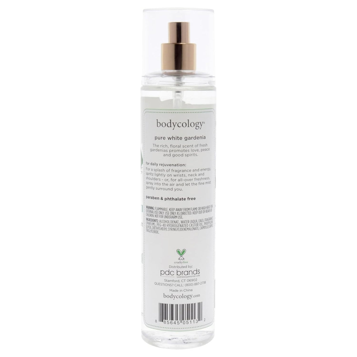 Pure White Gardenia Body Mist - Eco-Friendly, Cruelty-Free, 8 Fl Oz