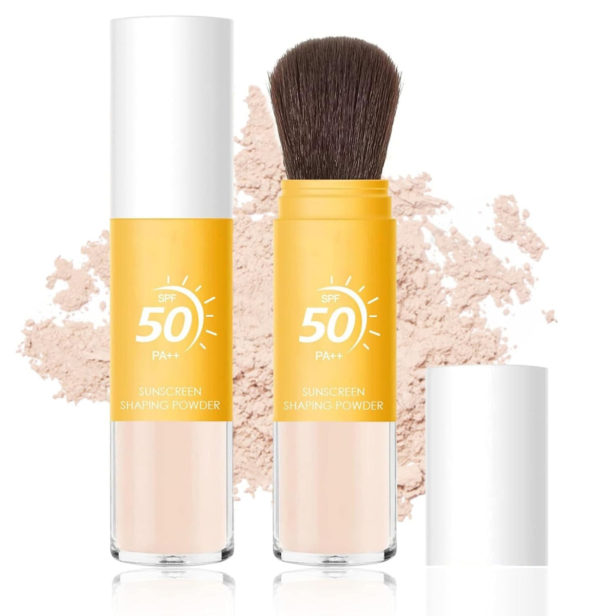 Mineral Sunscreen Powder SPF 50 for Face & Scalp Oil Control Travel Size