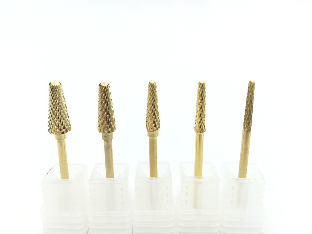 Nail Drill Bits Set - Carbide Fine to Extra Coarse for Manicures and Pedicures