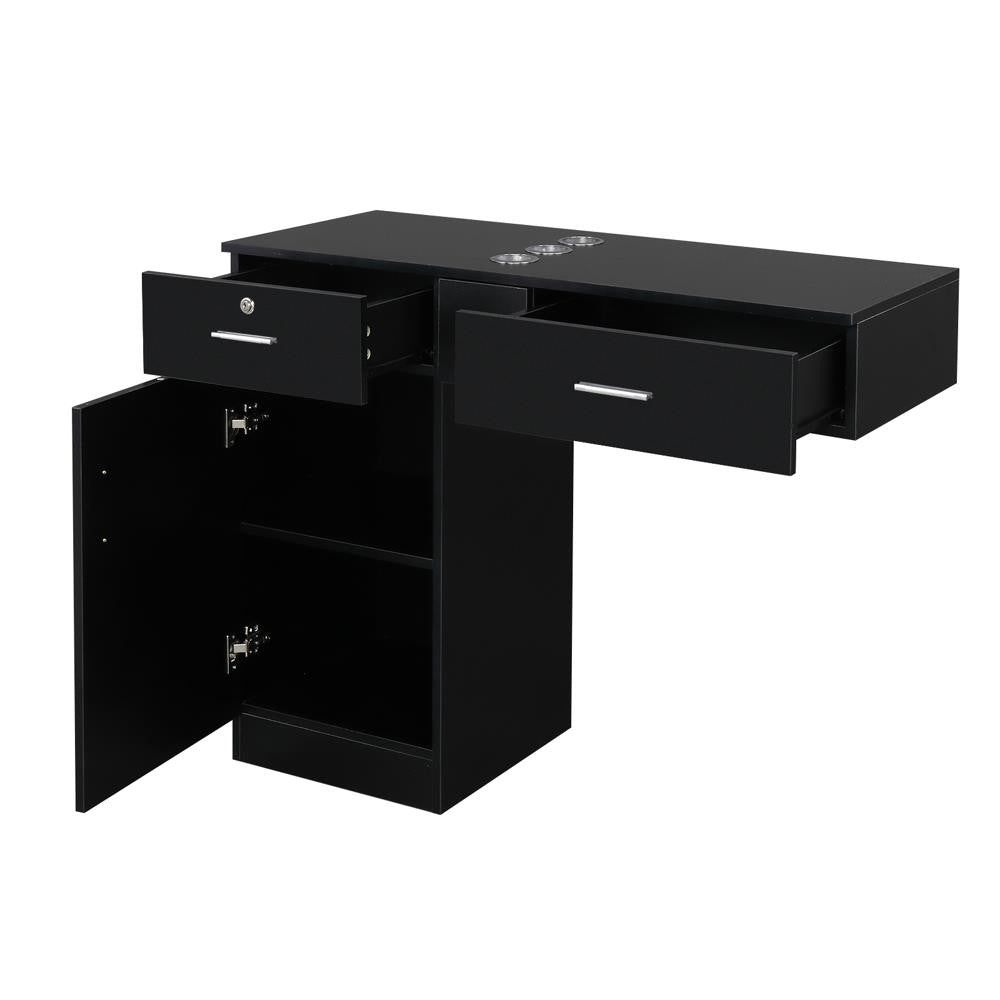 Lockable Salon Styling Station Cabinet for Hairdresser Spa Equipment