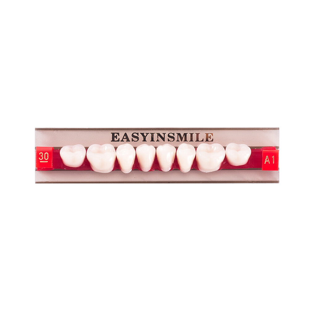 Complete Dental Denture Teeth Set Acrylic Resin Full Upper & Lower A1/A2/A3
