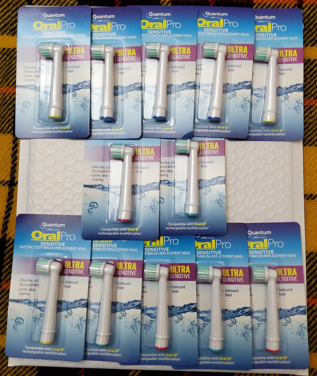 Ultra Soft Sensitive Gum Care Electric Toothbrush Replacement Head - 12 Pack