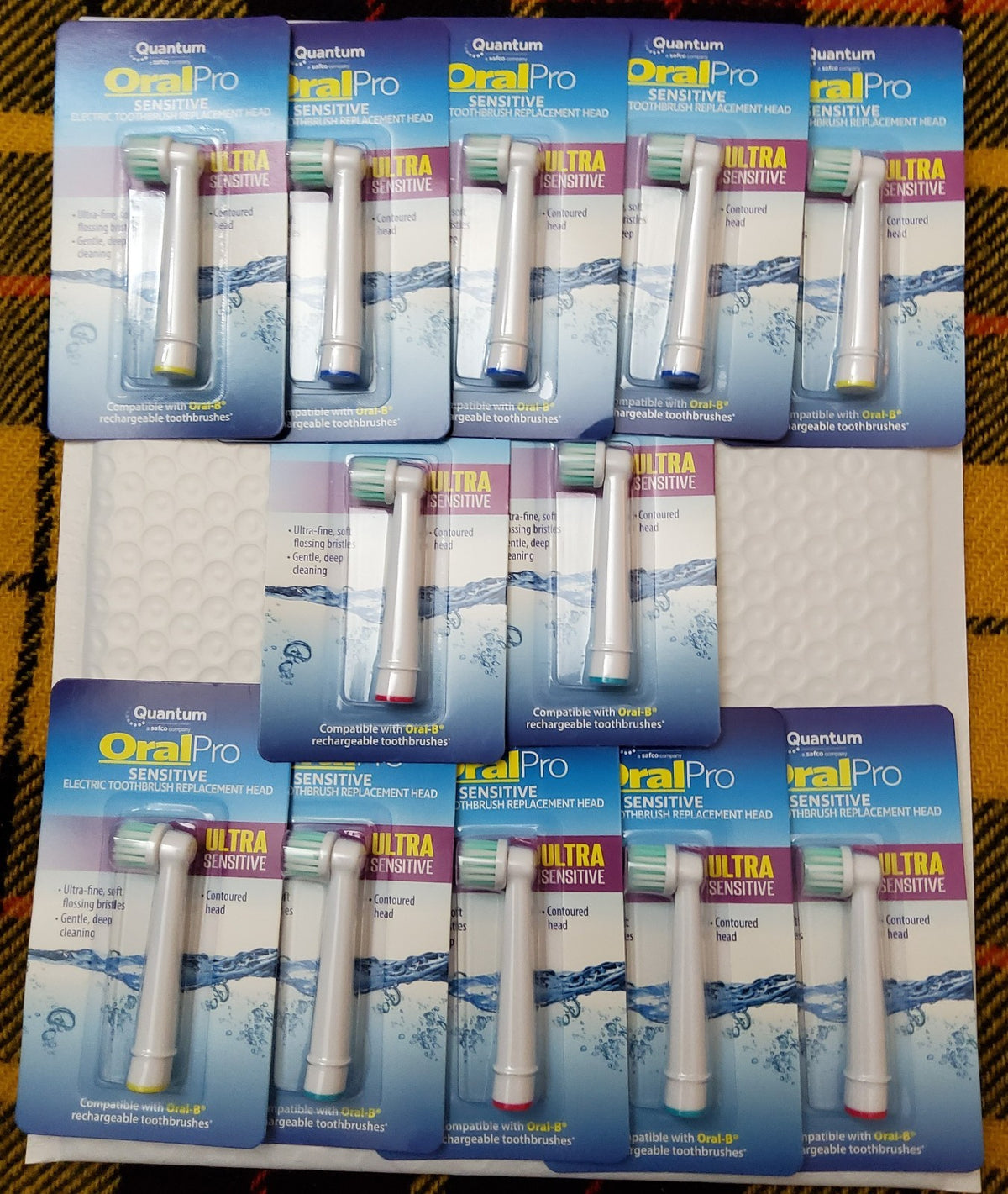 Ultra Soft Sensitive Gum Care Electric Toothbrush Replacement Head - 12 Pack