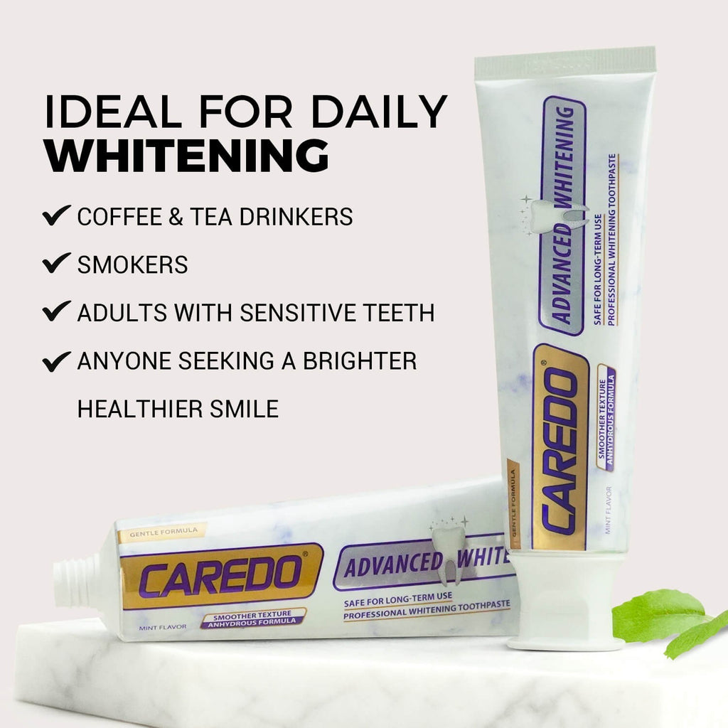 Whitening Toothpaste for Sensitive Teeth with Enzymes & Nano-Hydroxyapatite - SLS-Free
