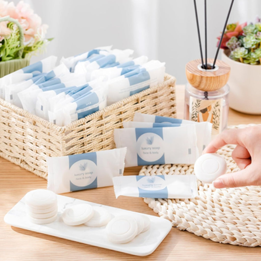 Bulk Mini Bar Soap 600 Pcs Travel Size Individually Wrapped for Hotels & Travel