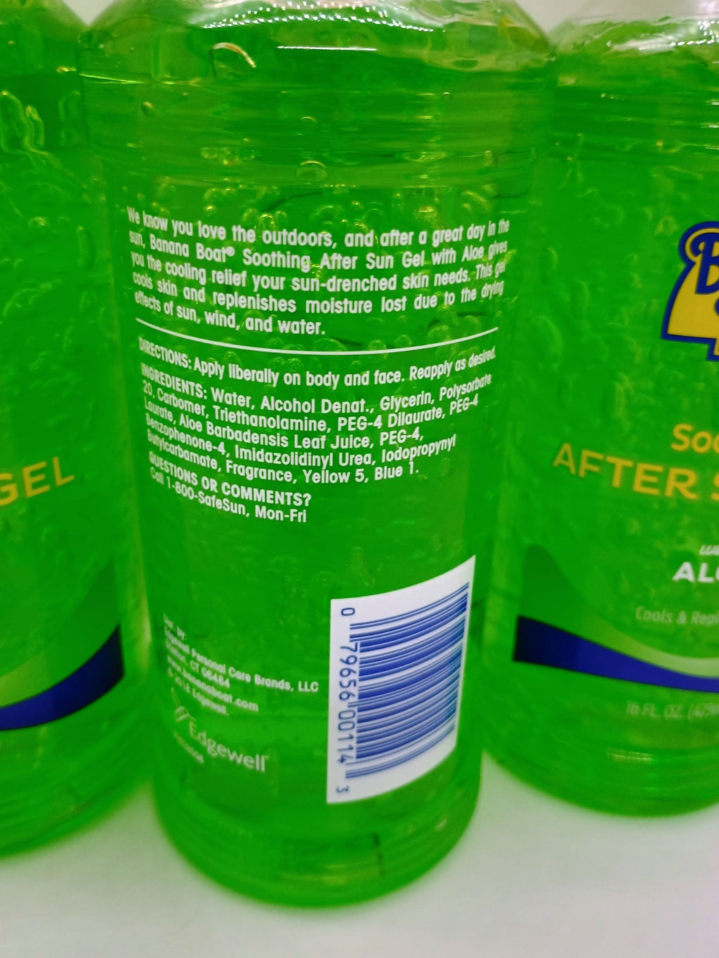 After Sun Aloe Gel 16oz Pack of 6 - Soothing Replenishing Skin Care