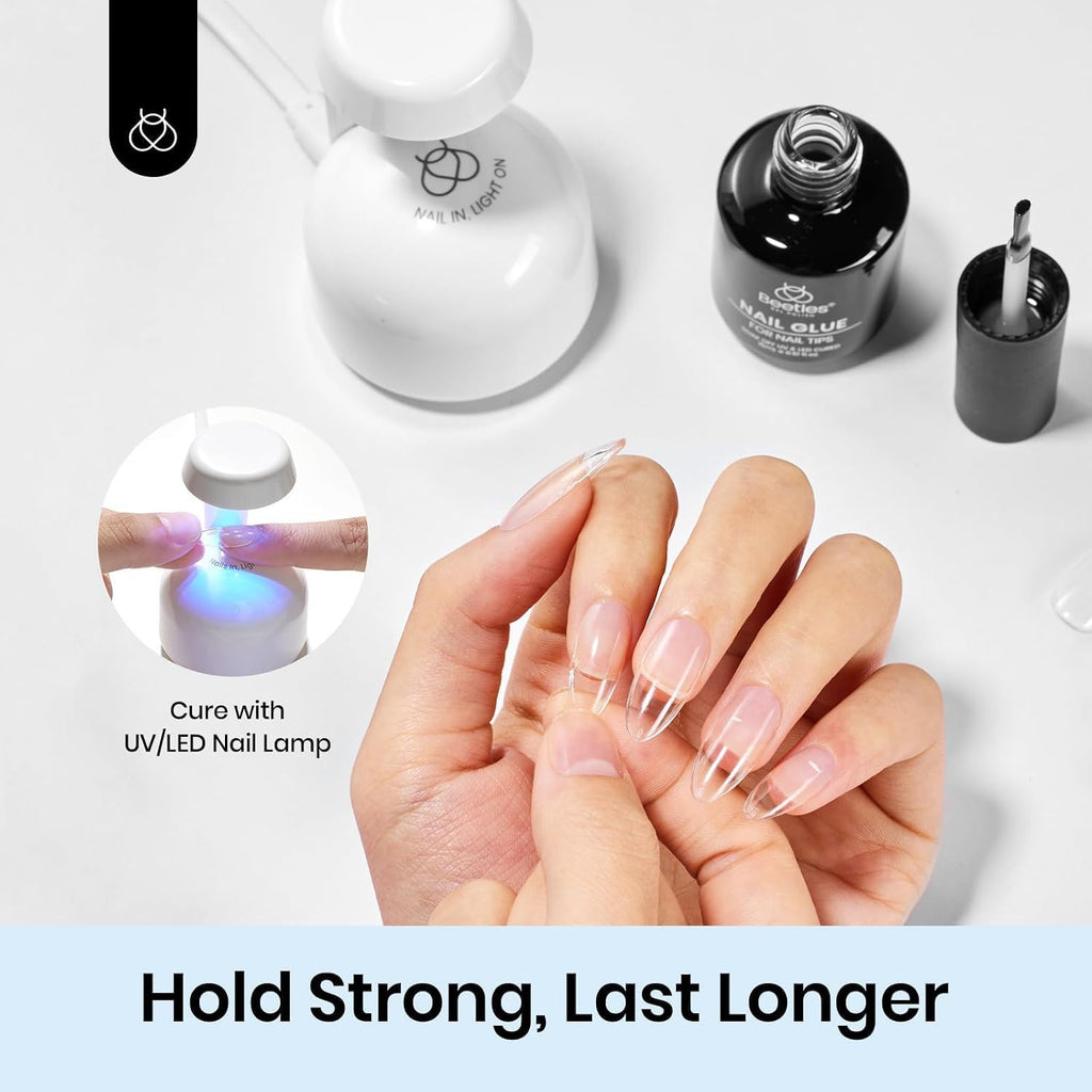 9 in 1 Nail Glue for False Nails, Rhinestones & Nail Tips - Super Strong