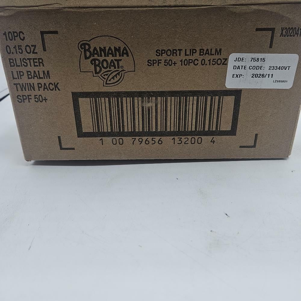 SPF 50 Lip Sunscreen Balm Pack of 10 | Water-Resistant, Hydrating, Unbranded