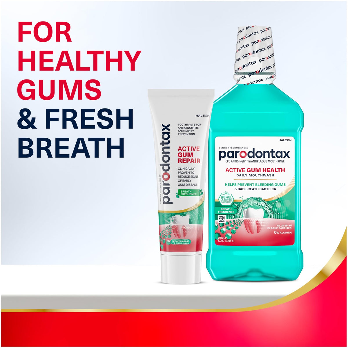 Parodontax Active Gum Repair Breath Freshener Toothpaste 3.4oz - Gum & Breath Care