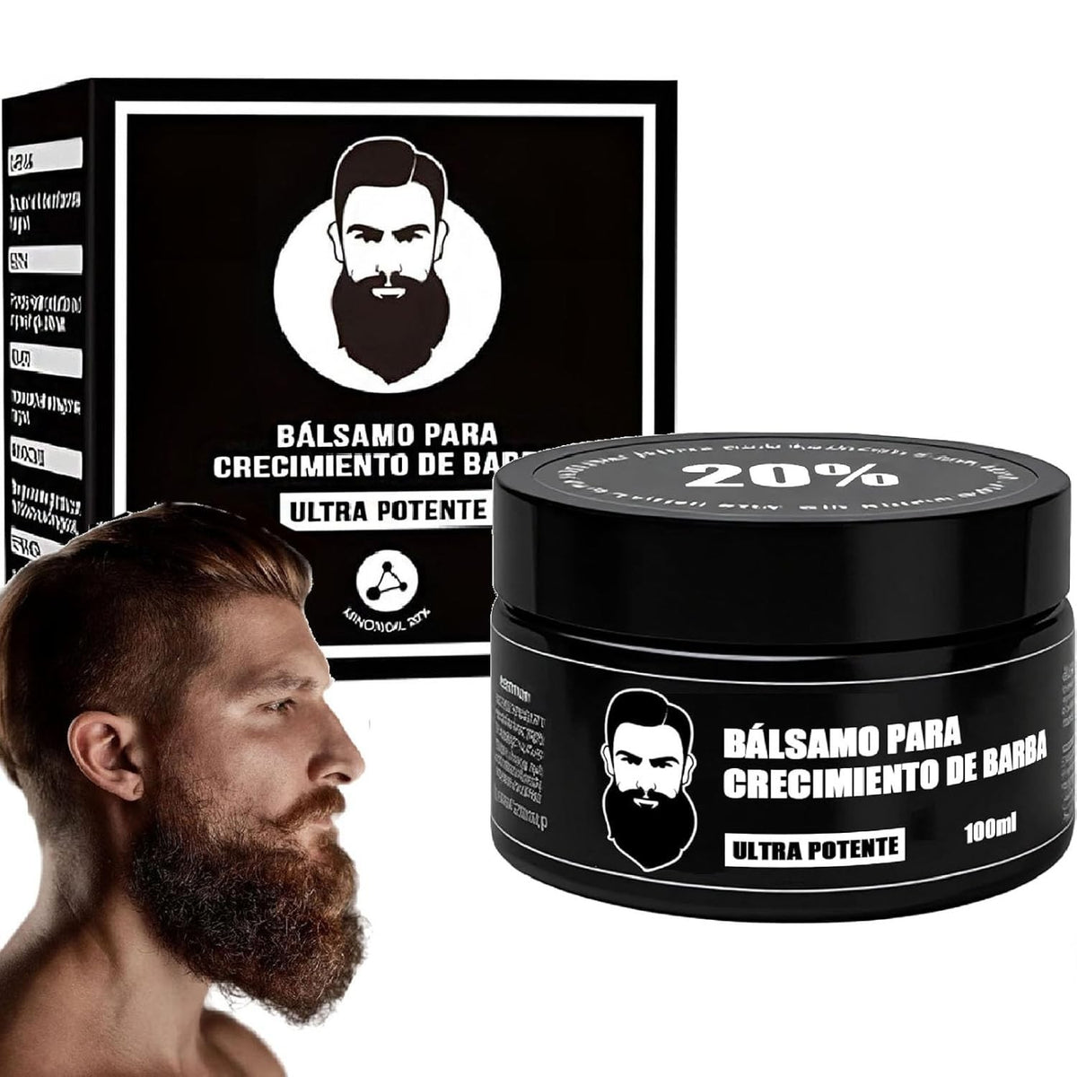 Beard Growth Serum - Ultra Potent Beard Stimulator with Natural Oils