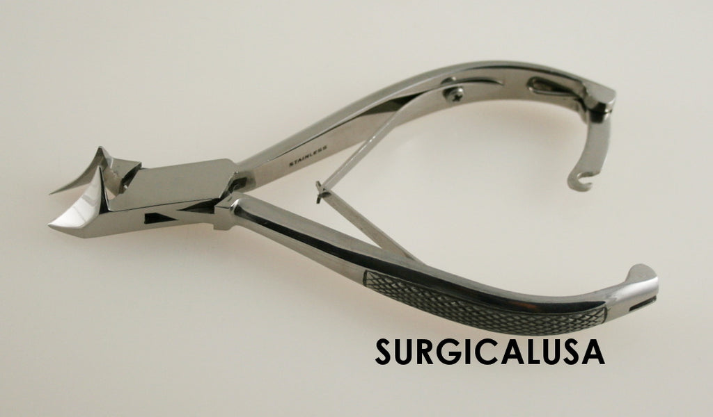 Podiatry Instruments Kit of 4 Stainless Steel Nail Nippers Files Curettes