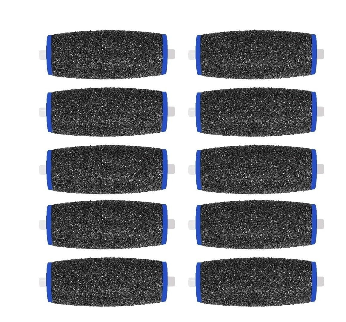 Extra Coarse Replacement Rollers for Electronic Foot Files - Set of 10