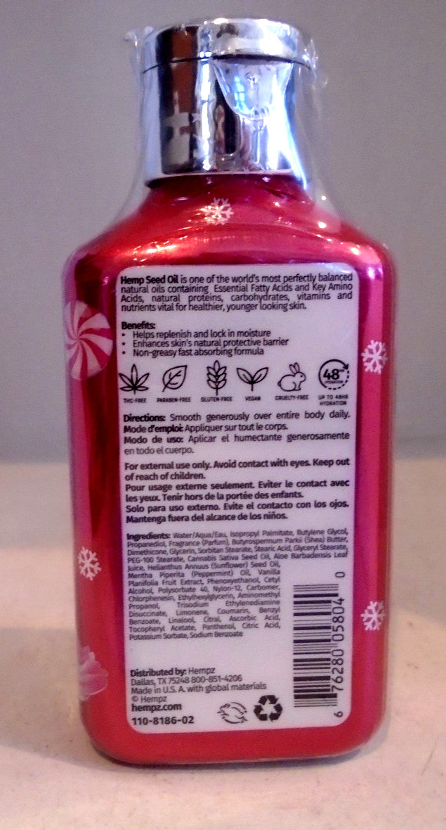 Hempz Pink Peppermint Meringue Body Moisturizer 2.25 oz - New Sealed
