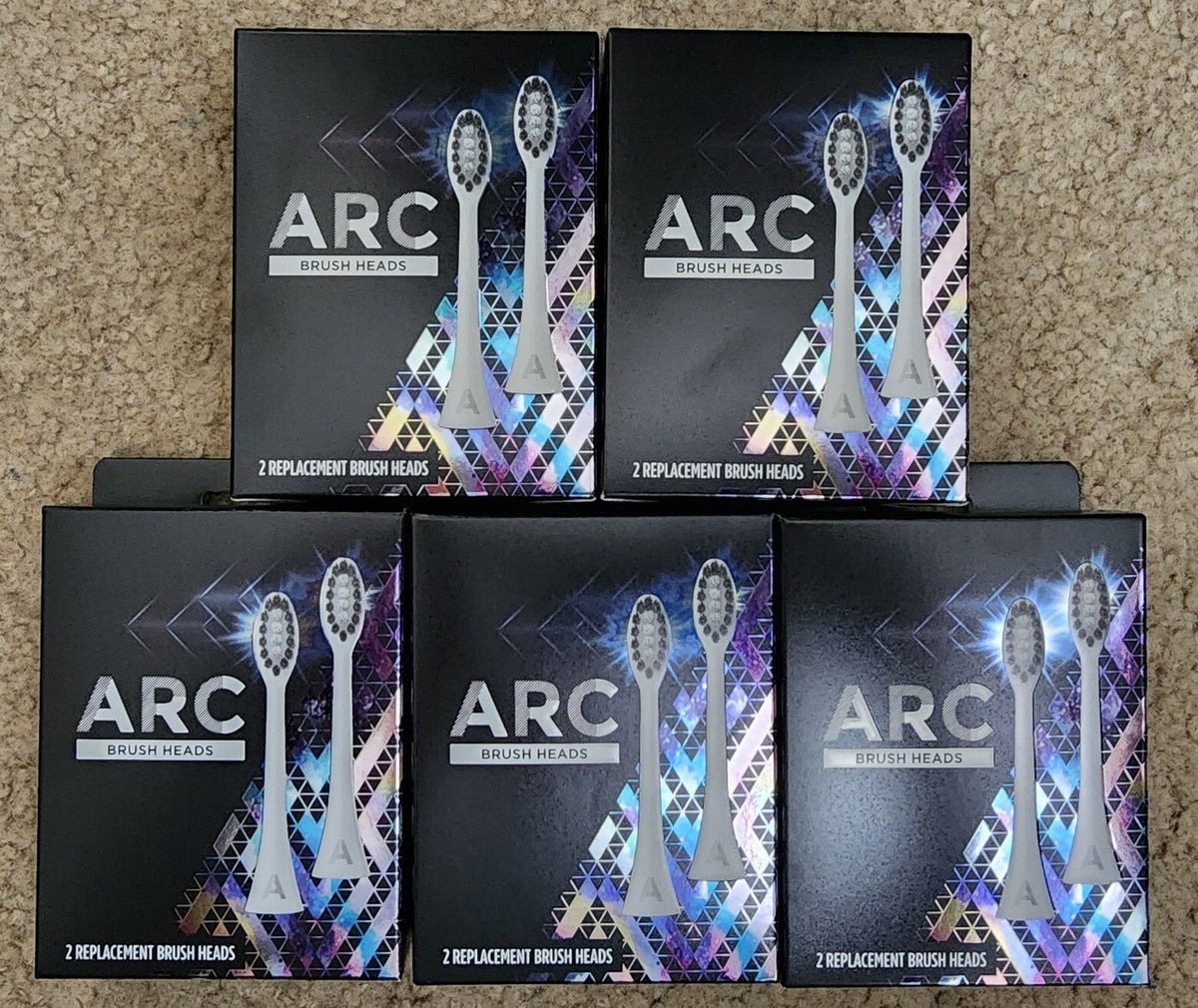 2 Pack Replacement Toothbrush Heads for Electric Toothbrush - ARC Compatible