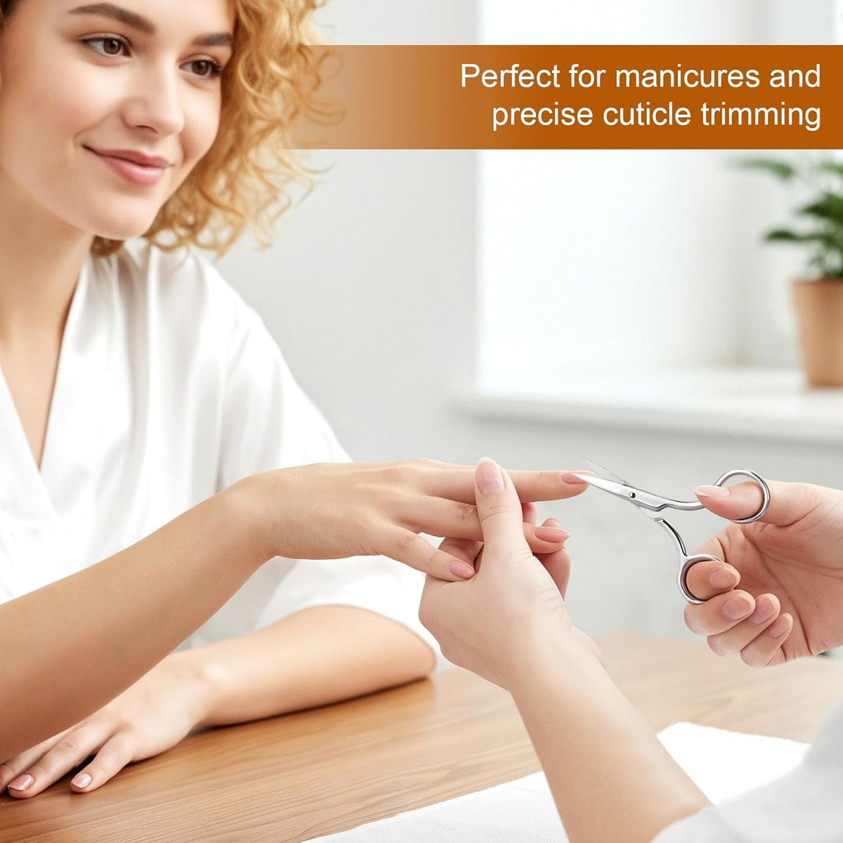 Mustache & Ear Hair Scissors Set for Nose, Beard, Eyebrows - Professional Grooming Tools