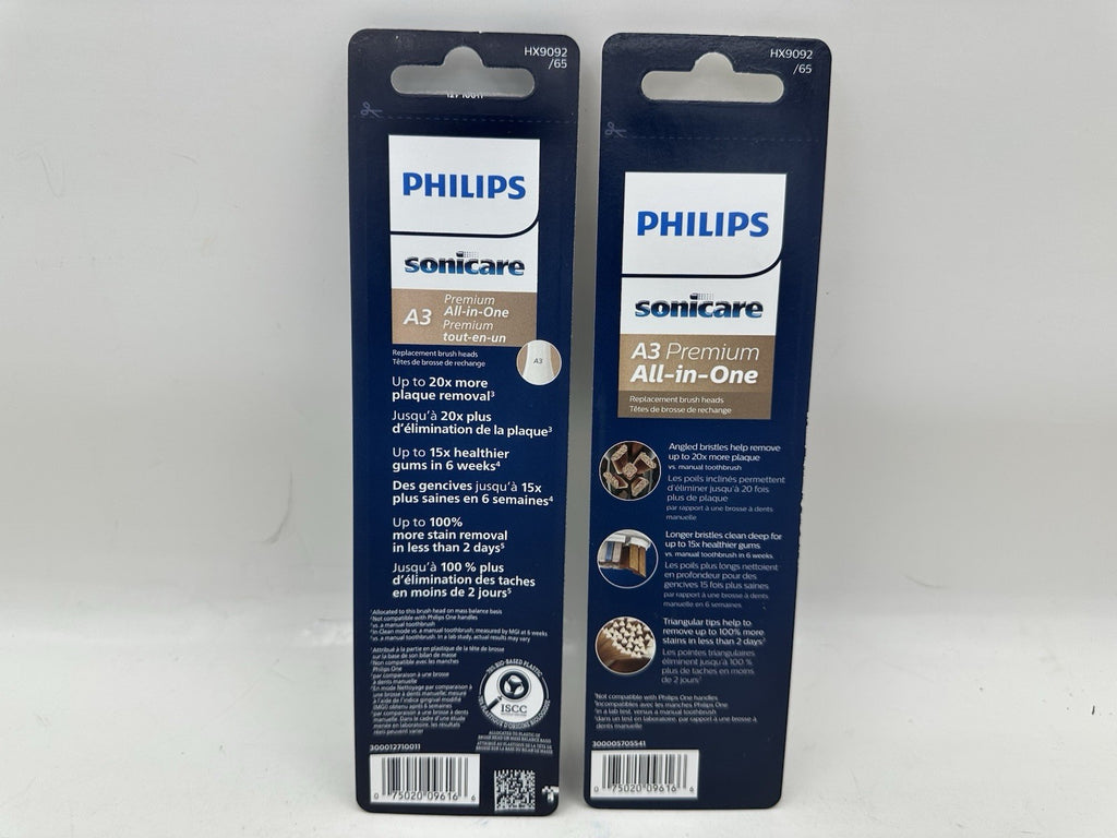 Philips Sonicare A3 Replacement Toothbrush Heads HX9092/65 - 4 Pack