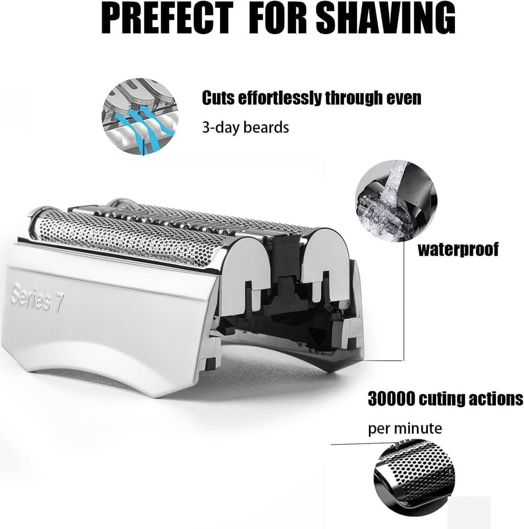 Replacement Foil and Cutter Head for Braun Series 7 Shavers - Model 70S