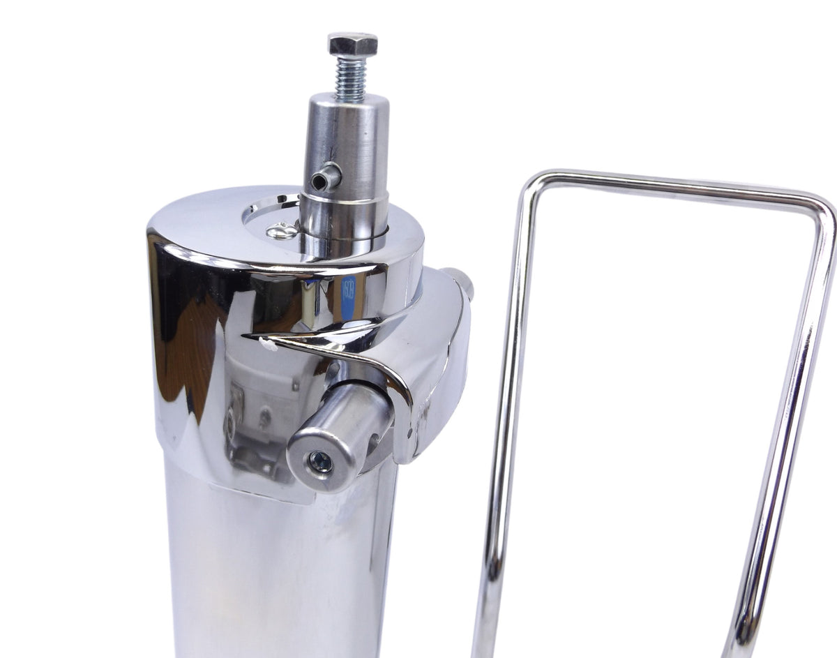 Salon Chair Hydraulic Lift Pump Chrome - Lower Hydraulic Pump for Stylists