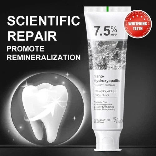 Nano Hydroxyapatite Toothpaste Set - 7.5% Concentration, 3 x 4.23 oz